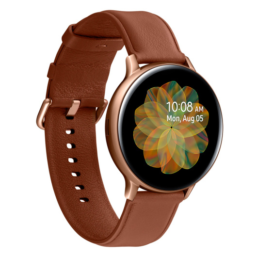 Часы Samsung Galaxy Watch Active2 сталь 44 мм LTE Золото