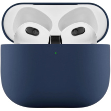 Силиконовый чехол для AirPods 3 темно-синий