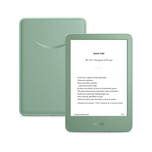 Электронная книга Amazon Kindle (2024) 11th Gen 6" 16Гб, Зеленая
