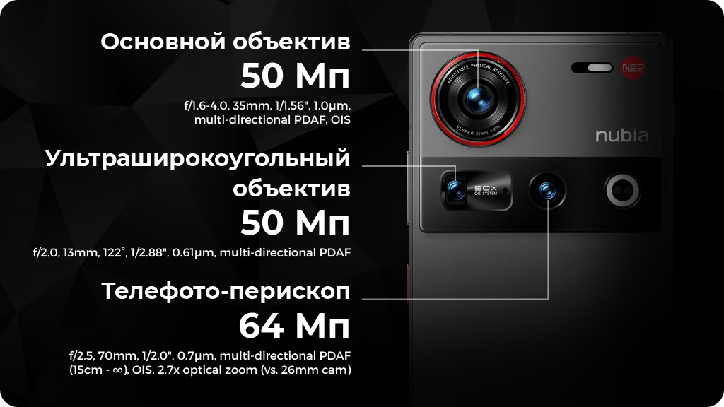 ZTE Nubia Z70 Ultra 12/256Gb Global Желтый
