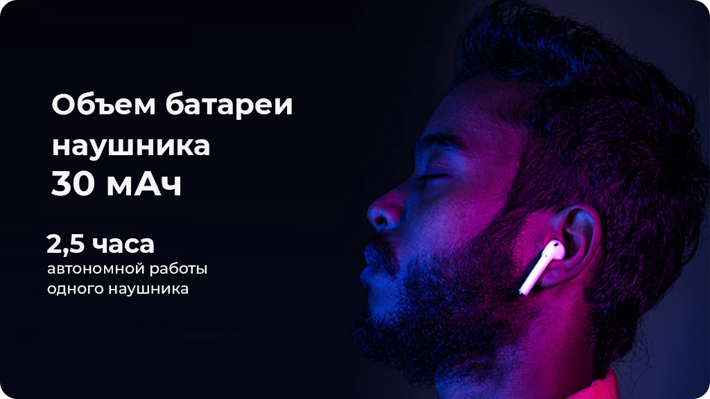 Беспроводные наушники Huawei FreeBuds 4 Белые