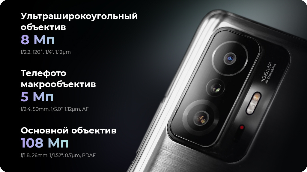 Xiaomi 11T Pro 8/256Gb Голубой Global Version